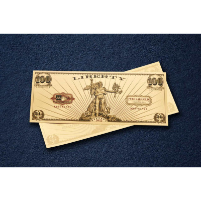 St. Gaudens' Liberty - 24k Gold Bill - Jedes Jahr