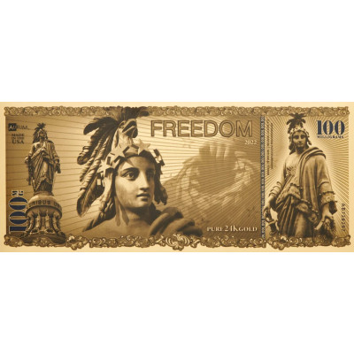 Freiheit Aurum - 24k Gold Bill (100mg)