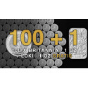 100+1 - 100 Britannia (2026) - 1 oz - Silberanlagemünze + LOKI 1 oz  Silberbarren