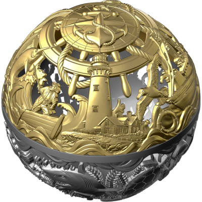 Meer & Oberfläche - 2 oz - Silber Sammlermünze