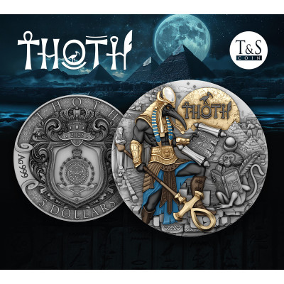 Thoth - 2 oz - Silber Sammlermünze