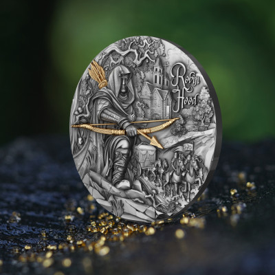 Robin Hood - 2 oz - Silber Sammlermünze