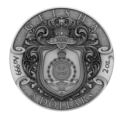 Geisha - 2 oz - Silber Sammlermünze