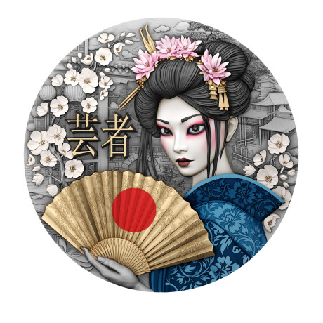 Geisha - 2 oz - Silber Sammlermünze
