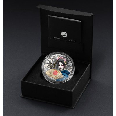 Geisha - 2 oz - Silber Sammlermünze