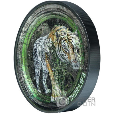 Tiger Other Life - 3 oz - Silber Sammlermünze