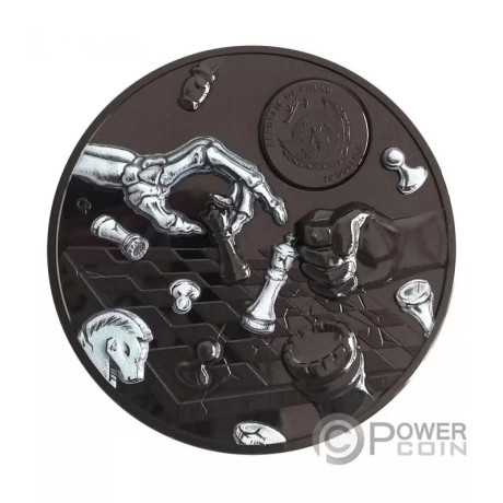 Dark Checkmate (2021) - 3 oz - Silber Proof Sammlermünze