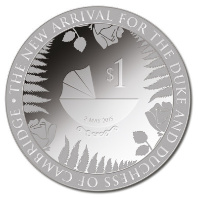 Royal Baby 2015 – 1 oz – Silber Proof-Sammlermünze