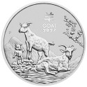 Lunar Goat (2027) – 1 oz – Silberanlagemünze