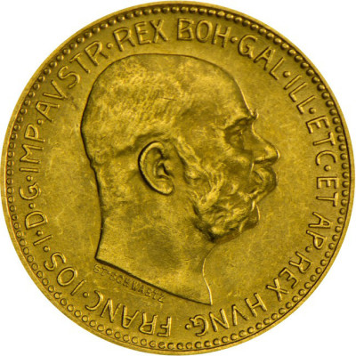 20-Kronen-Goldmünze Franz Joseph I. – Gold-Restrike – Goldanlagemünze
