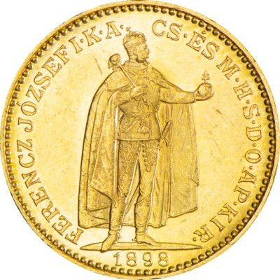 Ungarn 20 Corona –  Goldanlagemünze