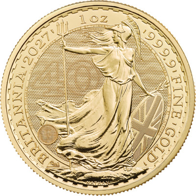 Britannia (2027) – 1 Unze – Gold-Anlagemünze