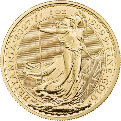 Britannia (2027) – 1 Unze – Gold-Anlagemünze